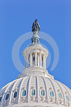 United States Capitol building dome in Washington DC