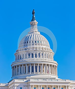 United States Capitol building dome in Washington DC