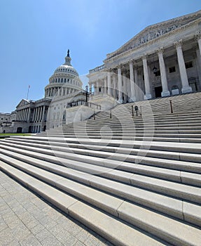 The United States Capitol Building Grand Staircase Entry