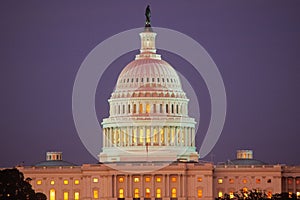 United States Capitol Building at Sunset, Washington, D.C.