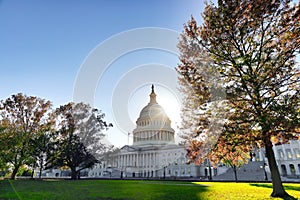 United States Capitol Building in Washington, DC