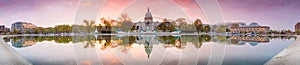 The United States Capitol building in Washington DC