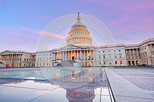 The United States Capitol Building in Washington, DC. American landmark