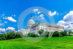 United States Capitol Building in Washington DC - Famous US Landmark and seat of the american federal government