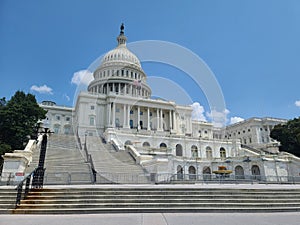 The United States Capitol Building Western Staircase Entry