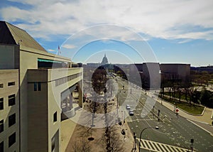 United States Capitol from the Newseum