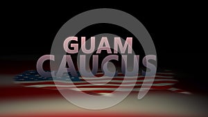 United States Cinematic Election Motion Graphics- Guam Caucus Version
