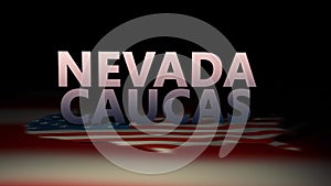 United States Cinematic Election Motion Graphics- Nevada Caucus Version