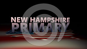 United States Cinematic Election Motion Graphics- New Hampshire primary Version