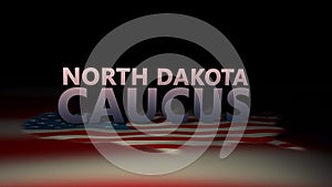 United States Cinematic Election Motion Graphics- North Dakota Caucus Version
