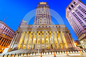 United States Court House in the Civic Center district of New York City