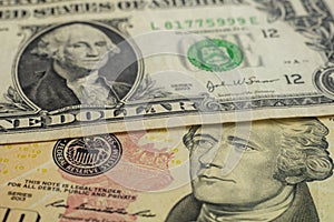 United States Currency . USD , U.S. dollar, or American dollar. Money Background.