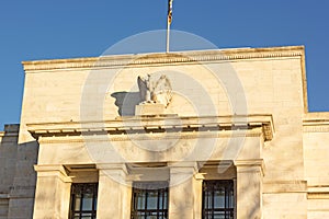 United States Federal Reserve System headquarters in Washington DC, USA.