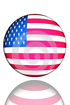 United States Flag Sphere