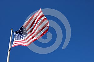 The United states Flag we wave