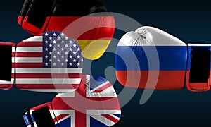 united states great britain and germany vs russia conflict confrontation crisis