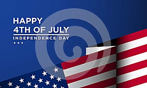 United States Independence Day Background Design. Fourth of July