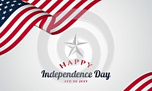 United States Independence Day Background Design. Fourth of July