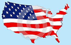 Zjednotený štáty vlajka 