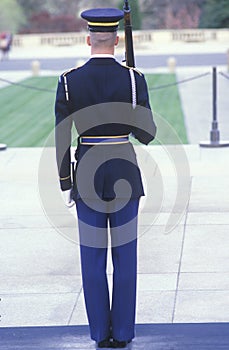 United States Marine armed guard, Arlington National Cemetery, Washington, D.C.