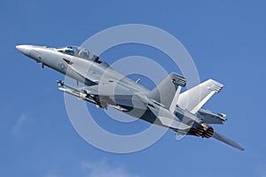 United States Navy Boeing F/A-18F Super Hornet multirole fighter aircraft