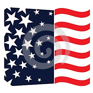 United States patriotic background design