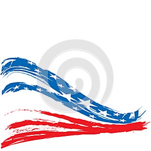 United States patriotic background design