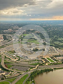 The United States Pentagon seen from above