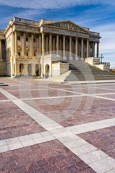 The United States Senate Building, at the Capitol in Washington, DC.