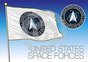United States Space Force flag, USA photo