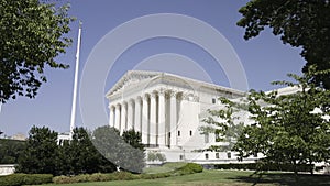 The United States Supreme Court Building in Washington, DC.
