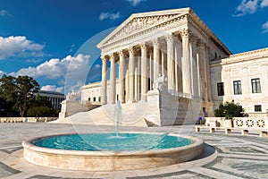 United States Supreme Court Building in Washington DC