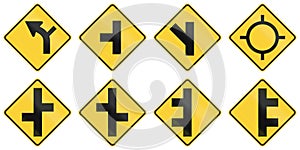 United States warning MUTCD road signs