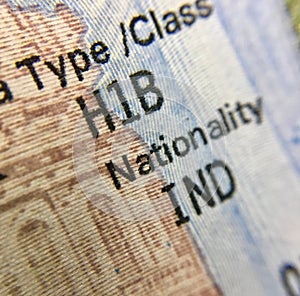 Unites states of America H1B visa for Indians photo