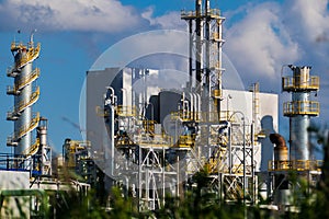 Units for nitric acid production on fertilizer plant photo