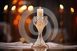 unity candle used in a wedding ceremony