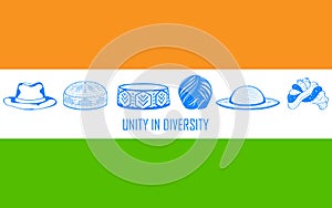 Unity in diversity of India