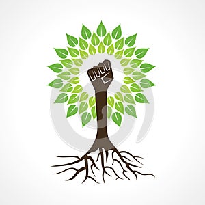 Unity hand make tree