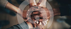The Unity of Hands Coming Together in Support and Collaboration AI generated image