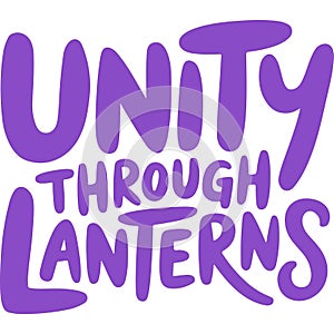 Unity Through Lanterns Graphic Design