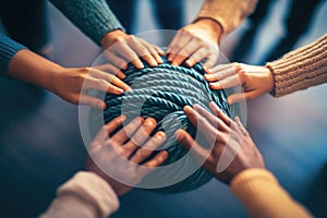 Unity in Volunteering: Hands Together for Community Support and Collaboration