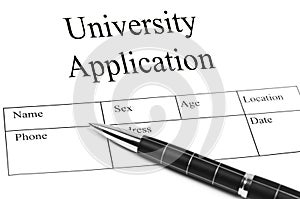 Univeristy Application photo