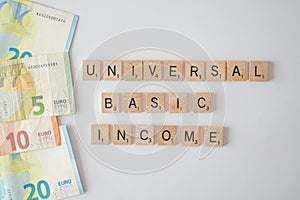 Universal Basic Income concept