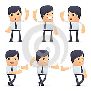 Universal characters in different poses.