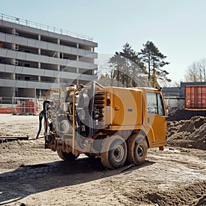 Universal compressor on construction site