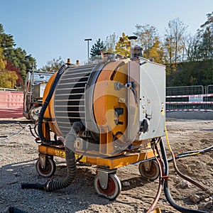Universal compressor on construction site