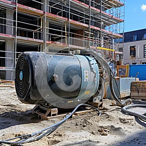 Universal compressor on construction site