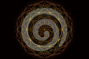 universal cosmic mandala for meditation, higher intelligence, mandala for background and miditation, art