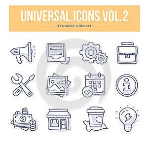 Universal Doodle Icons vol.2