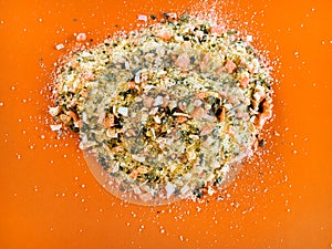 Universal dry bulk seasoning for dishes. Vegeta